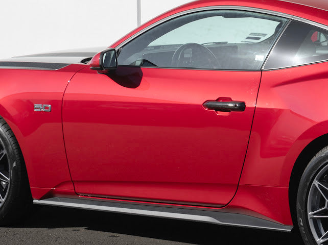 2024-UP FORD MUSTANG S650 | CARBON FIBER DOOR HANDLE COVER